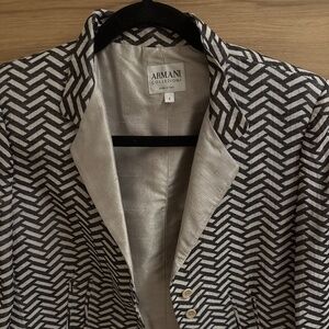 Armani Collezioni Silk Jacket Size 6 (Tg 42) Excellent Condition